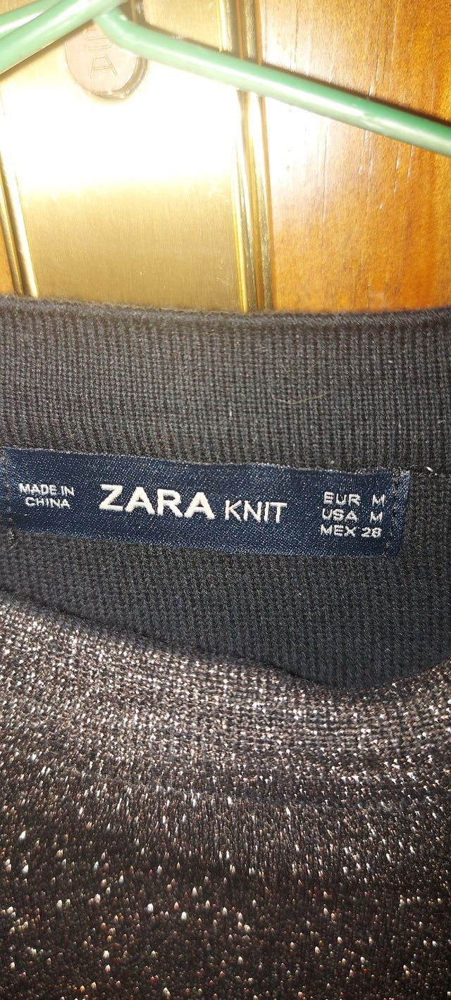 Top fiesta lentejuelas Zara M