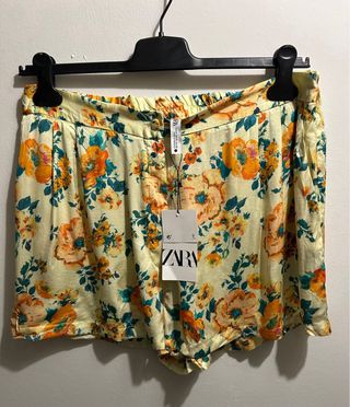 Conjunto Zara flores Talla XL