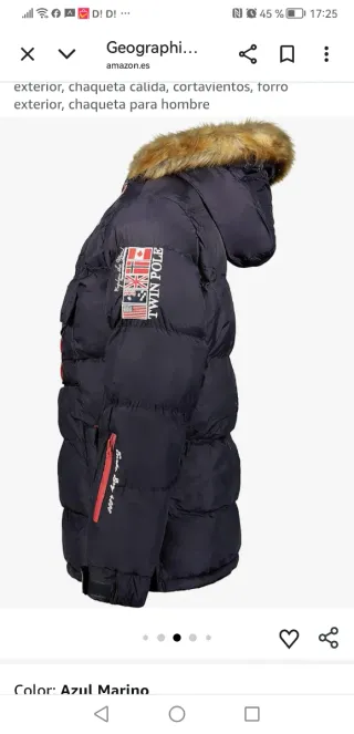 Chaqueton (Unisex) Geographical Norway MARRÓN CHOC