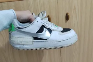 Nike Air Force 1 Shadow Donna Verde Bianco