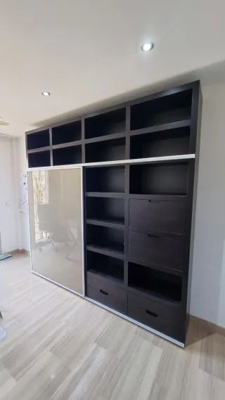 Mueble biblioteca archivador 251x34cm