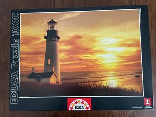 Puzzle Educa Faro Atardecer 1000 Piezas