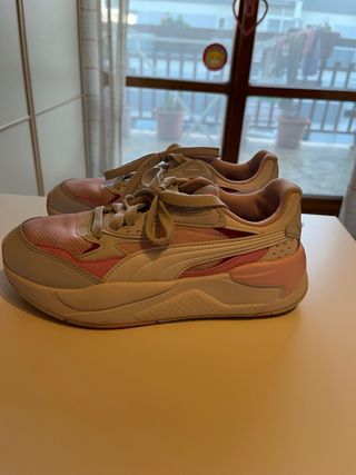 Scarpe Puma Rosa e Bianche