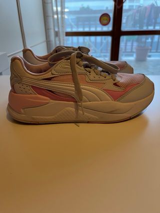 Scarpe Puma Rosa e Bianche