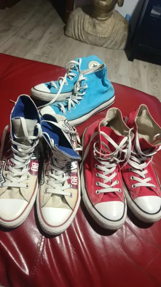 Lote Converse Azul, Rojo y edicion limitada