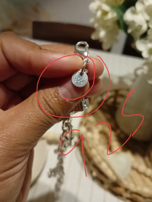 Pulsera Plata 925 con Dijes