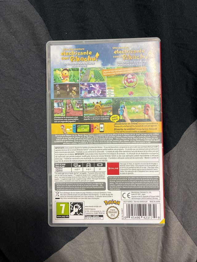 Pokémon Let's Go Pikachu Nintendo Switch