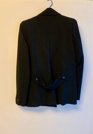 Chaqueta Lana Massimo Dutti Negra