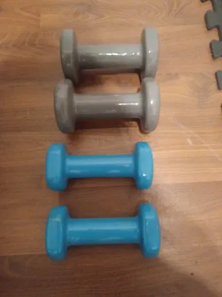 Mancuernas 1.5 kg y 2 kg (4 unidades)