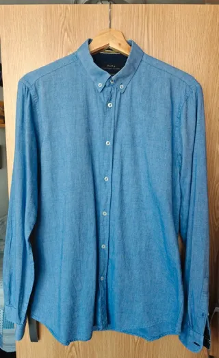 Camisa Zara azul