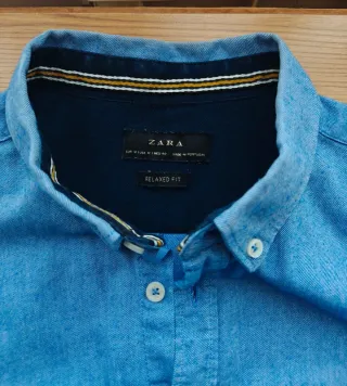 Camisa Zara azul