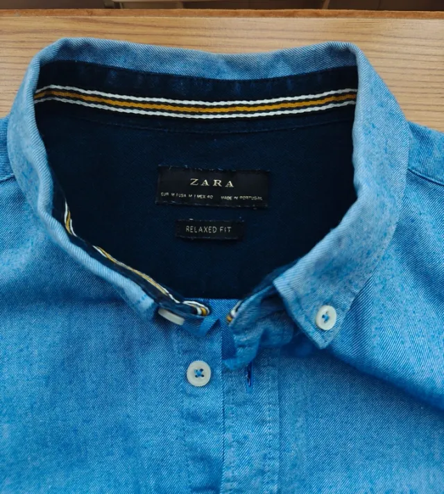 Camisa Zara azul