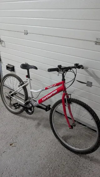 Bicicleta Top Trotter Roja y Blanca