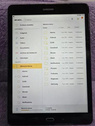 Samsung Tablet Negra
