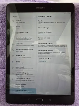 Samsung Tablet Negra