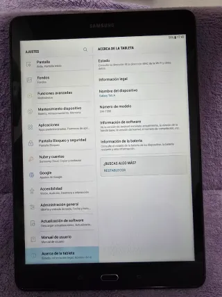 Samsung Tablet Negra