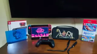Nintendo Switch Lite Azul/Rojo + Accesorios