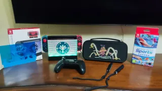 Nintendo Switch Lite Azul/Rojo + Accesorios