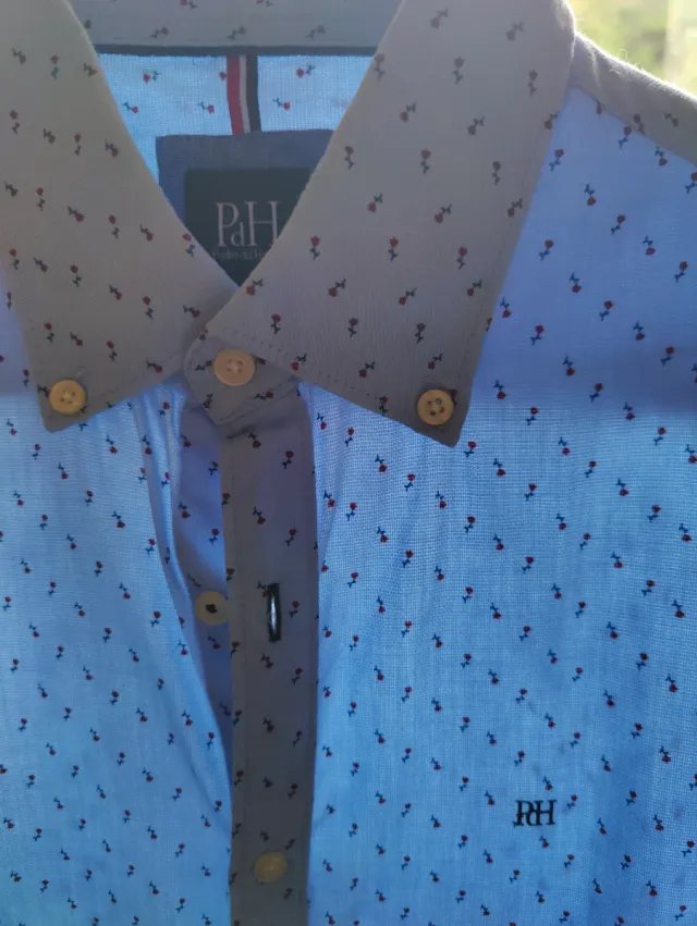 Camisa estampada Pedro del Hierro azul