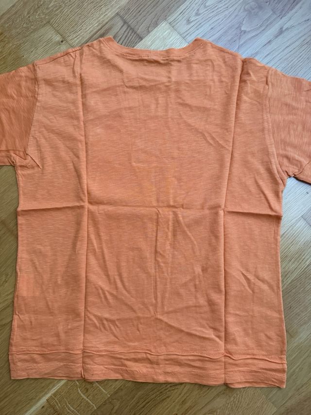 Camiseta Benetton 11-12 años niño naranja