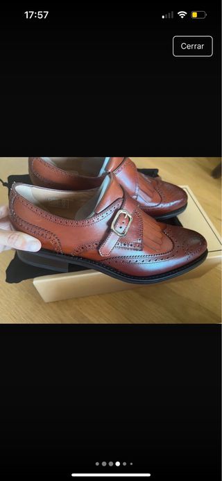 Zapatos Lotusse Marrones Monk Strap