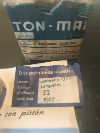 Pistón Lambretta ld patinete 125cc