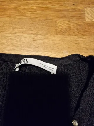 Jersey Zara Negro Talla M