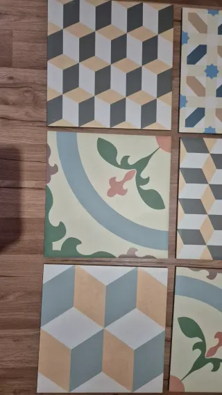 Suelo/Azulejo porcelánico Hanoi efecto hidráulico