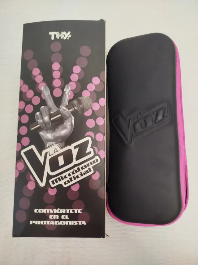 Micrófono Karaoke La Voz Oficial Rosa