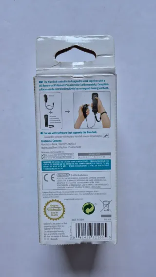 Nunchuk Wii U Nintendo Negro