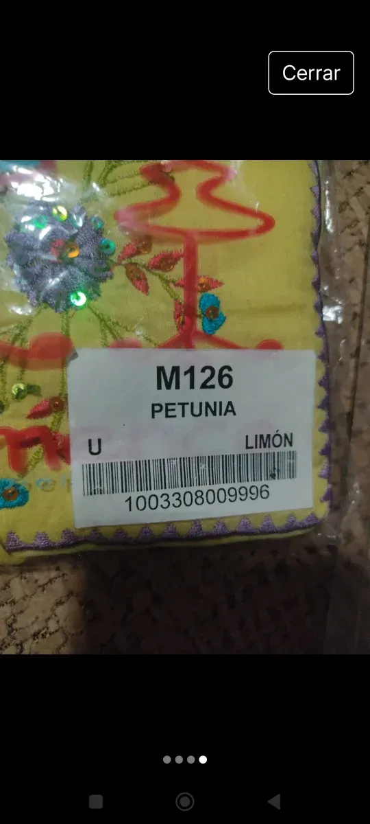 Bolsito Flamenco Amarillo y Morado