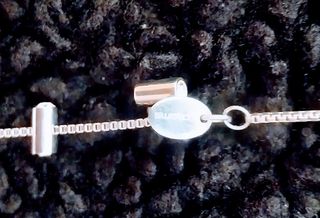 Swatch collana acciaio e zirconi