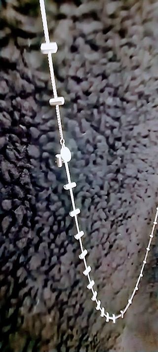 Swatch collana acciaio e zirconi