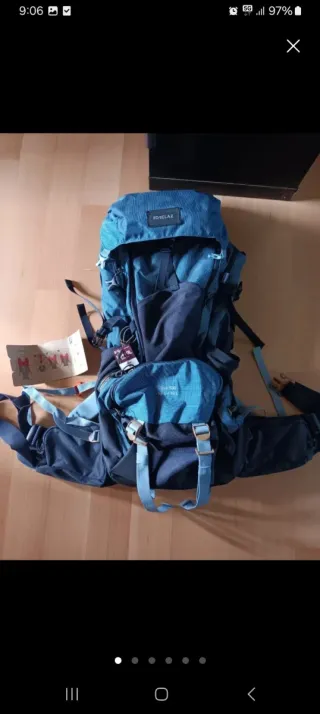 Mochila Trekking Forclaz Trek 500 Nueva