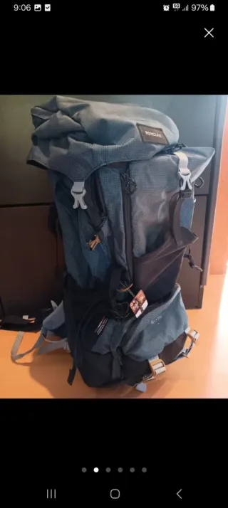 Mochila Trekking Forclaz Trek 500 Nueva