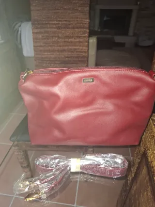 Bandolera Multang Poli Piel Granate