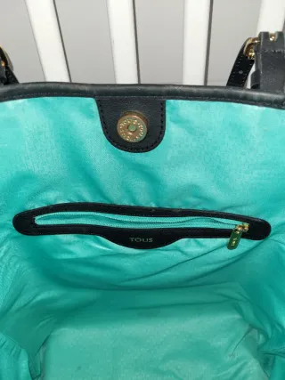 Bolso de hombro Tous negro y marron