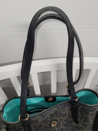 Bolso de hombro Tous negro y marron