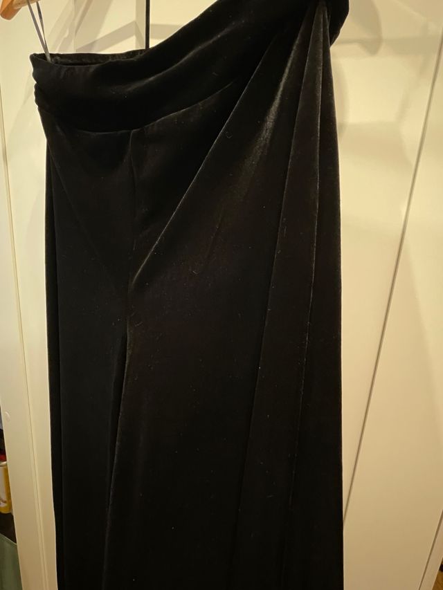 Pantalones Oysho terciopelo negro