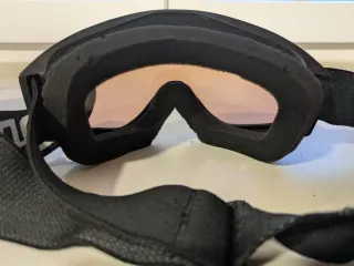 Gafas de esquí con lente naranja