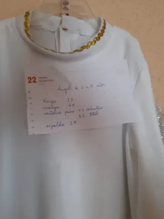 Disfraz Ángel Niñ@ 2-3 años