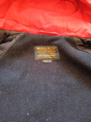Giubbotto Woolrich bambino 8 anni