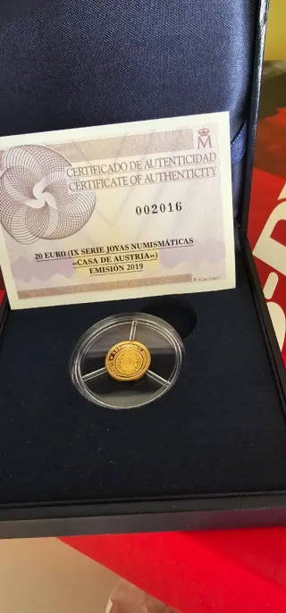 Moneda de oro 20 Euro Casa de Austria 2019