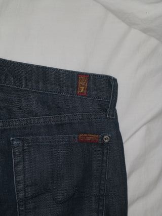 Pantalón 7 for all mankind mujer azul