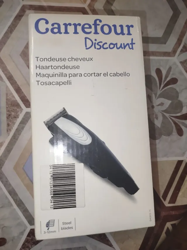 Cortapelos Carrefour Discount Negro