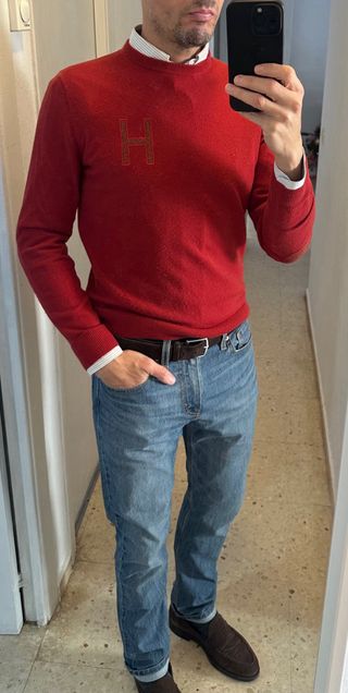 Jersey Hackett Lana Merino y Cashmere Talla XS