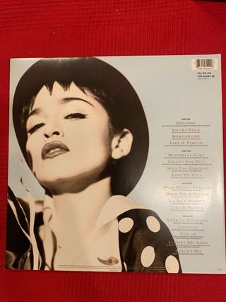 Vinilo Madonna The Immaculate Collection