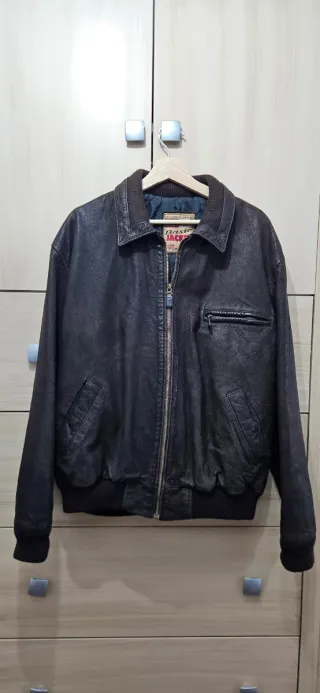 Cazadora Aviador Piel marrón 1997