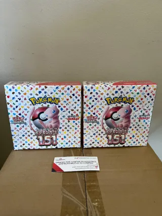 Pokémon 151 japonés caja sellada