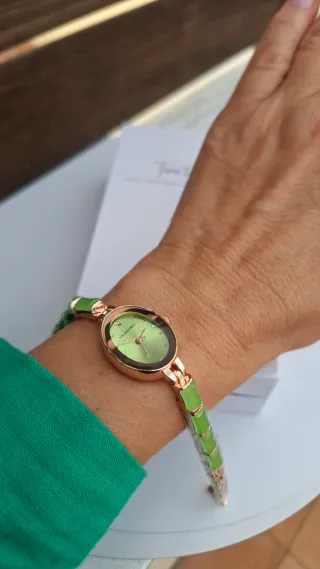 Reloj VEADONS oro y verde alta calidad